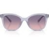 imageCoach Womens Hc8419u Universal Fit Square SunglassesMilky PurpleViolet Gradient