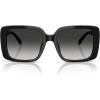 imageCoach Womens Hc8424u Universal Fit Square SunglassesBlackGrey Gradient