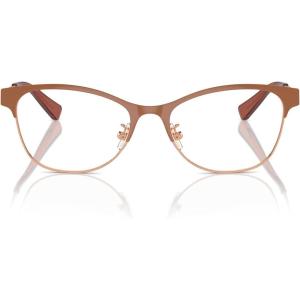 imageCOACH Womens HC5111 Cat Eye Prescription Eyewear Frames NutmegRose GoldDemo Lens 53 mm