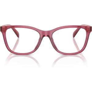 imageCOACH Womens Hc6235u Universal Fit Square Prescription Eyewear FramesTransparent OxbloodDemo Lens