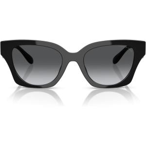 imageCoach Womens Hc8418u Universal Fit Butterfly SunglassesBlackGrey Gradient Polarized