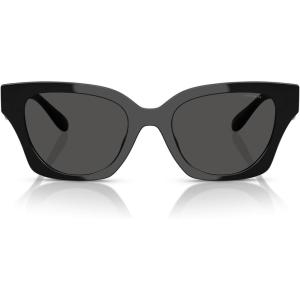 imageCoach Womens Hc8418u Universal Fit Butterfly SunglassesBlackGrey Solid