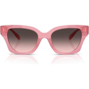 imageCoach Womens Hc8418u Universal Fit Butterfly SunglassesMilky PinkGrey Pink Gradient