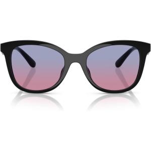 imageCoach Womens Hc8419u Universal Fit Square SunglassesBlackBlue Purple Gradient