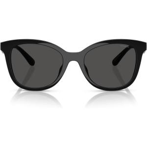 imageCoach Womens Hc8419u Universal Fit Square SunglassesBlackGrey Solid
