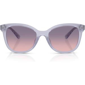 imageCoach Womens Hc8419u Universal Fit Square SunglassesMilky PurpleViolet Gradient