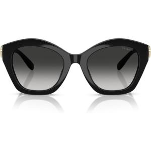 imageCoach Womens Hc8421u Universal Fit Butterfly SunglassesBlackGrey Gradient