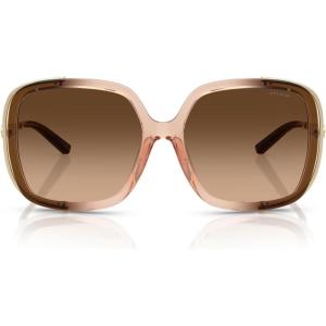 imageCoach Womens Hc8423u Universal Fit Square SunglassesBrown GradientBrown Gradient
