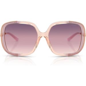 imageCoach Womens Hc8423u Universal Fit Square SunglassesLilacPeach GradientPurple Yellow Gradient