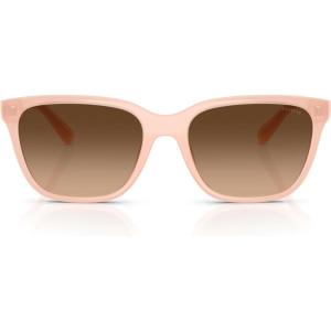 imageCoach Womens Hc8429d Square SunglassesMilky Light PinkBrown Gradient