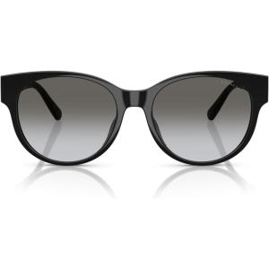 imageCoach Womens Hc8430d Round SunglassesBlackGrey Gradient