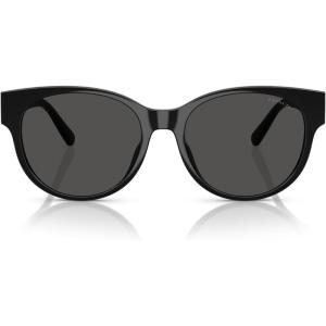 imageCoach Womens Hc8430d Round SunglassesBlackGrey Solid