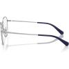 imageCOACH Mens Hc5170 Round Prescription Eyewear FramesSatin SilverDemo Lens