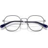imageCOACH Mens Hc5170 Round Prescription Eyewear FramesSatin SilverDemo Lens