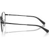 imageCOACH Mens Hc5170 Round Prescription Eyewear FramesShiny BlackDemo Lens