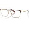 imageCOACH Mens Hc5178 Metal C Hardware Rectangular Prescription Eyewear FramesSatin Light GoldBrownDemo Lens