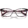 imageCOACH Womens Hc6248u Rivet Universal Fit Cat Eye Prescription Eyewear FramesAmethyst Pearl TortoiseDemo Lens
