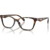 imageCOACH Womens Hc6248u Rivet Universal Fit Cat Eye Prescription Eyewear FramesJade Pearl TortoiseDemo Lens