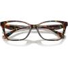 imageCOACH Womens Hc6248u Rivet Universal Fit Cat Eye Prescription Eyewear FramesJade Pearl TortoiseDemo Lens