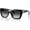 imageCOACH Womens Hc8408u Universal Fit Square SunglassesBlackGrey Gradient