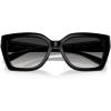 imageCOACH Womens Hc8408u Universal Fit Square SunglassesBlackGrey Gradient