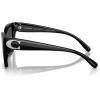 imageCOACH Womens Hc8408u Universal Fit Square SunglassesBlackGrey Gradient Polarized