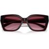 imageCOACH Womens Hc8408u Universal Fit Square SunglassesMilky BurgundyBerry Gradient