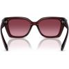 imageCOACH Womens Hc8408u Universal Fit Square SunglassesMilky BurgundyBerry Gradient