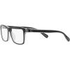 imageCoach Mens Hc6213u Universal Fit Rectangular Prescription Eyewear FramesBlackTransparent GreyDemo Lens