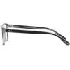 imageCoach Mens Hc6213u Universal Fit Rectangular Prescription Eyewear FramesBlackTransparent GreyDemo Lens