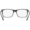 imageCoach Mens Hc6213u Universal Fit Rectangular Prescription Eyewear FramesBlackTransparent GreyDemo Lens