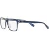 imageCoach Mens Hc6213u Universal Fit Rectangular Prescription Eyewear FramesDark BlueLight BlueDemo Lens