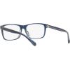 imageCoach Mens Hc6213u Universal Fit Rectangular Prescription Eyewear FramesDark BlueLight BlueDemo Lens