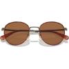 imageCoach Mens Hc7163 Round SunglassesAntique GoldAmber TortoiseAmber Solid