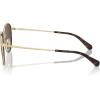 imageCoach Mens Hc7163 Round SunglassesLight GoldDark TortoiseBrown Solid