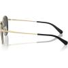 imageCoach Mens Hc7163 Round SunglassesShiny Light GoldBlackGrey Solid