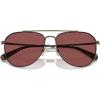 imageCoach Mens Hc7164 Aviator SunglassesAntique GoldDark TortoiseWine Solid
