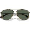 imageCoach Mens Hc7164 Aviator SunglassesAntique GoldTokyo TortoiseGreen Solid