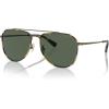 imageCoach Mens Hc7164 Aviator SunglassesAntique GoldTokyo TortoiseGreen Solid