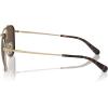 imageCoach Mens Hc7164 Aviator SunglassesLight GoldDark TortoiseDark Brown Solid