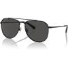 imageCoach Mens Hc7164 Aviator SunglassesSatin BlackGrey Solid