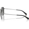 imageCoach Mens Hc7164 Aviator SunglassesSatin GunmetalBlackGrey Solid Polarized