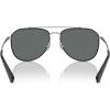 imageCoach Mens Hc7164 Aviator SunglassesSatin GunmetalBlackGrey Solid Polarized