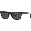imageCoach Mens Hc8328u Universal Fit Rectangular SunglassesBlackDark Grey Solid