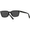 imageCoach Mens Hc8328u Universal Fit Rectangular SunglassesBlackDark Grey Solid