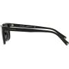 imageCoach Mens Hc8328u Universal Fit Rectangular SunglassesBlackDark Grey Solid