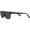 imageCoach Mens Hc8328u Universal Fit Rectangular SunglassesBlackDark Grey Solid