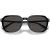 imageCoach Mens Hc8383u Universal Fit Square SunglassesBlackGrey Solid