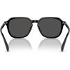 imageCoach Mens Hc8383u Universal Fit Square SunglassesBlackGrey Solid