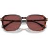 imageCoach Mens Hc8383u Universal Fit Square SunglassesDark TortoiseCaramel TortoiseWine Solid